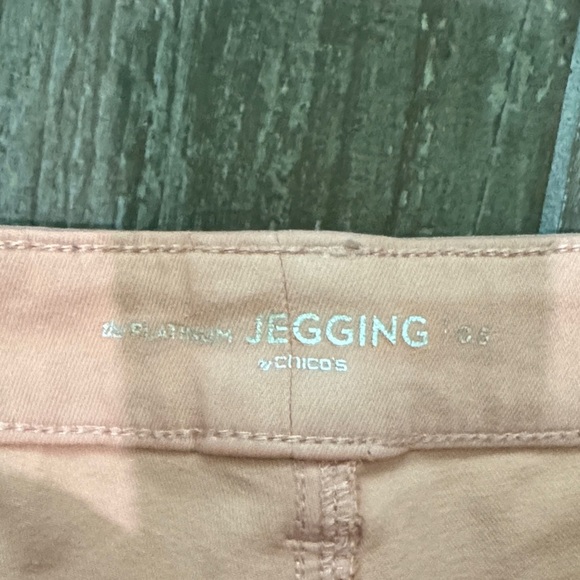 Chico's Platinum Light Pink Skinny Jeans - Picture 2 of 11
